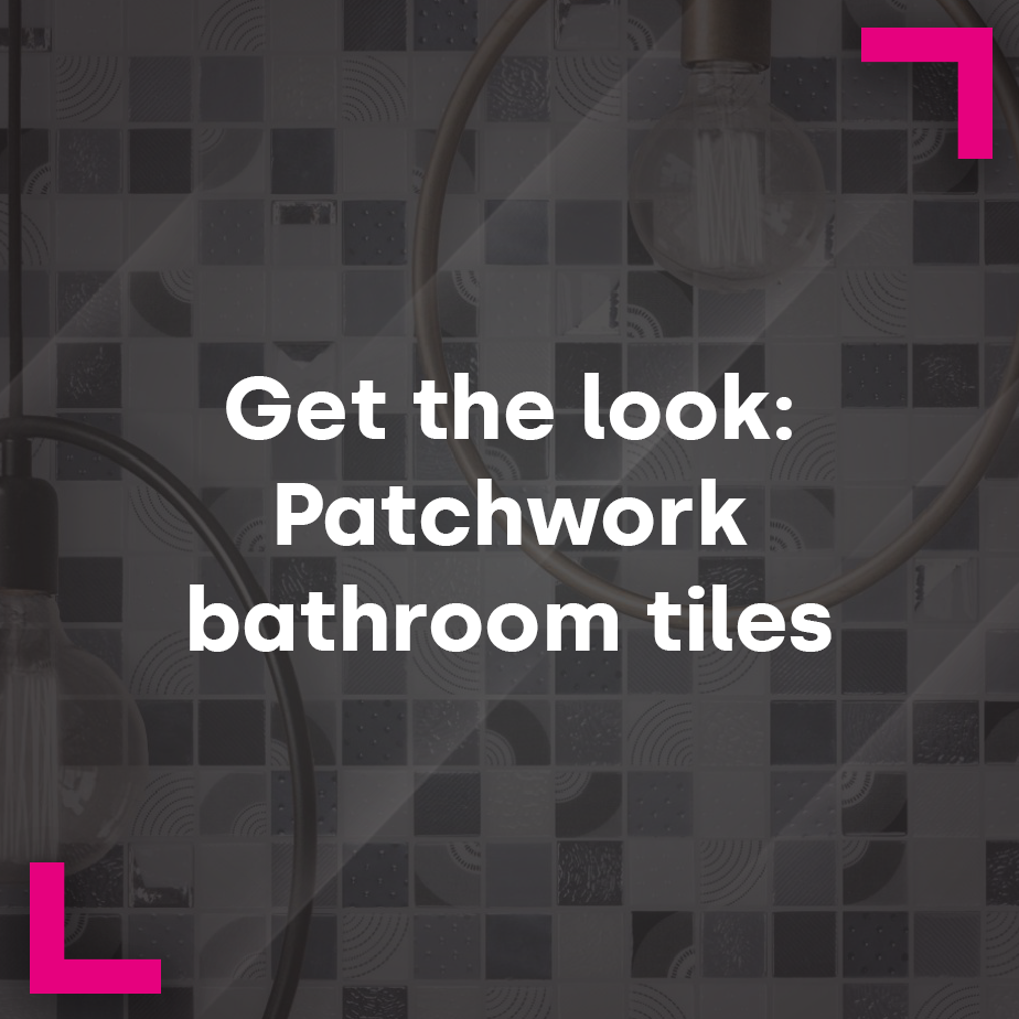 Get the look: Patchwork bathroom tiles  