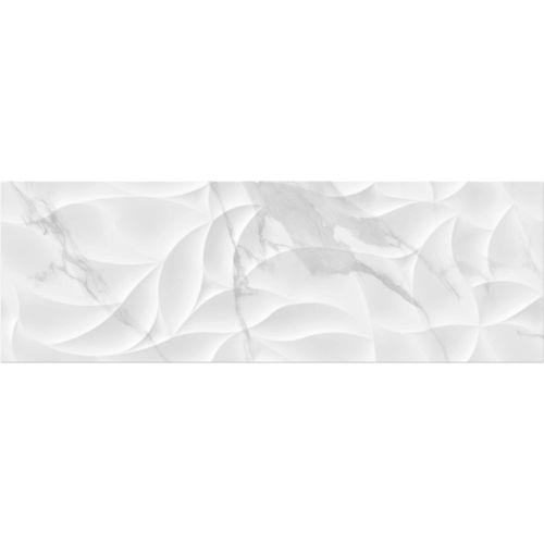 White Soul Heart Decor Rectified 29.5 x 90cm Tile - 1.33sqm perbox (13488)